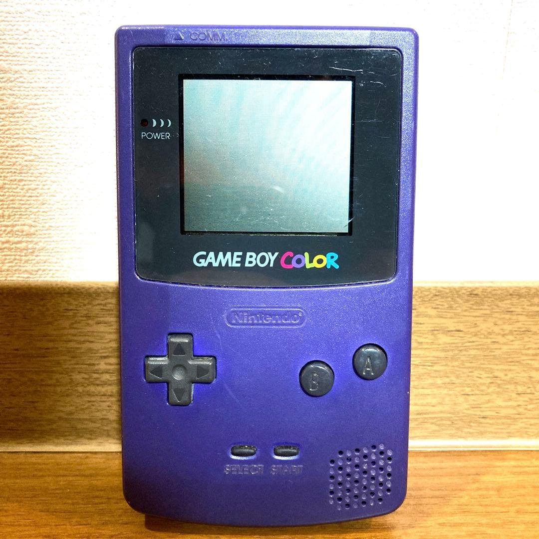 任天堂 Nintendo ゲームボーイカラー ネイビー 携帯ゲーム機 当時物 紺