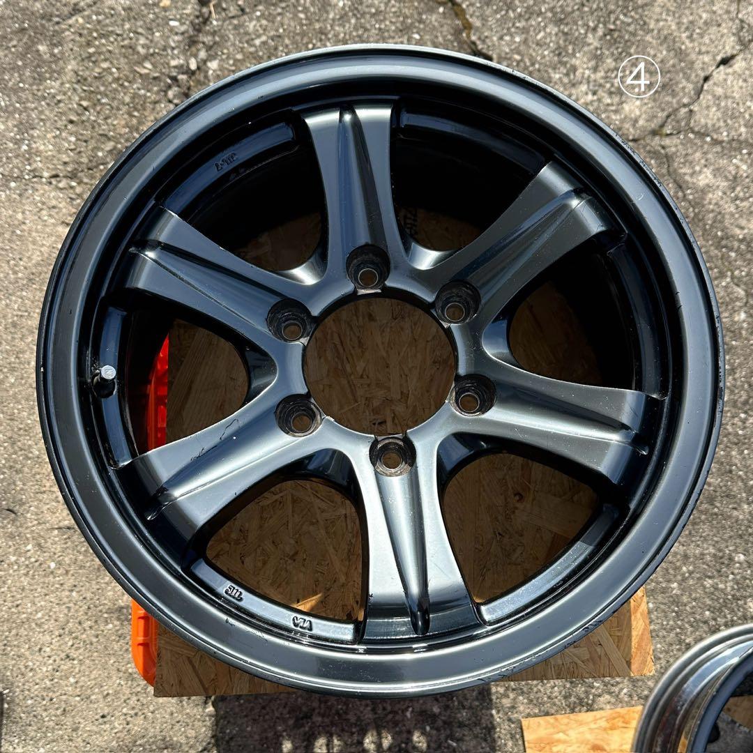 送料込み！キラーフィールド16インチ ガンメタ アルミ ホイール タイヤ