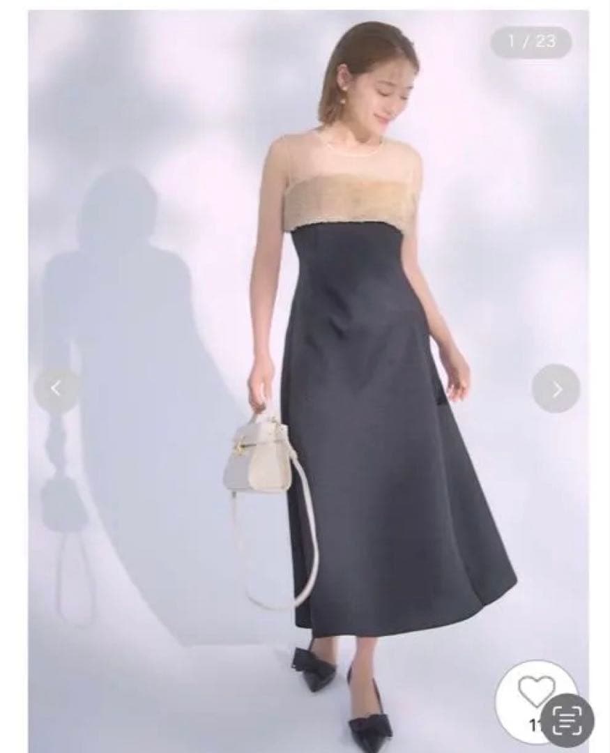 HANAE MORI×CELFORDコラボファードッキングフィット＆フレアドレス