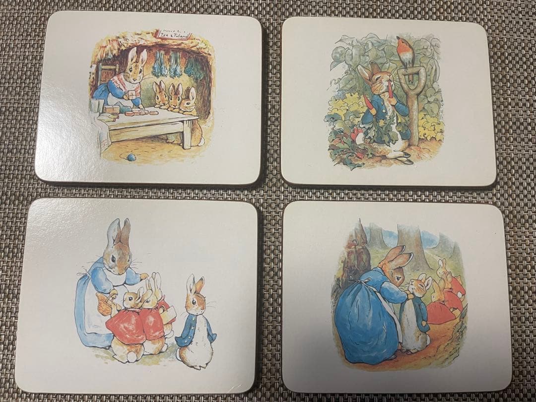 レディクレア　ピーターラビット　ランチョンマット　4枚　コースタ 4枚　セット
