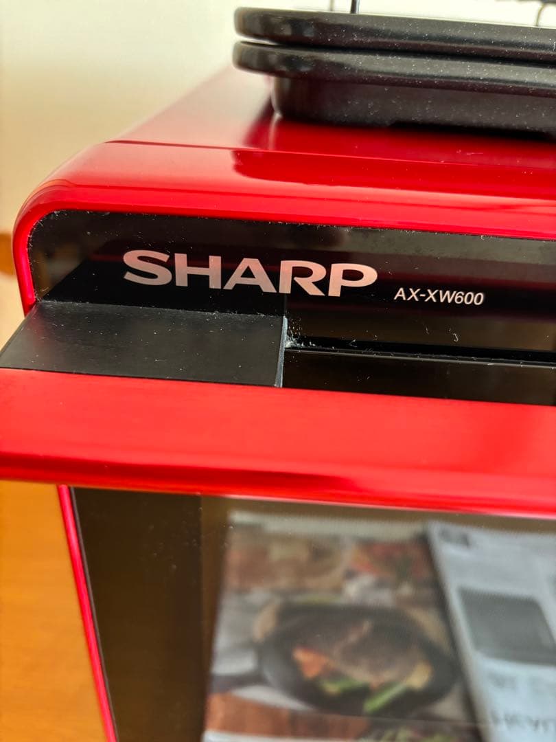SHARP AX-XW600 オーブンレンジ 赤