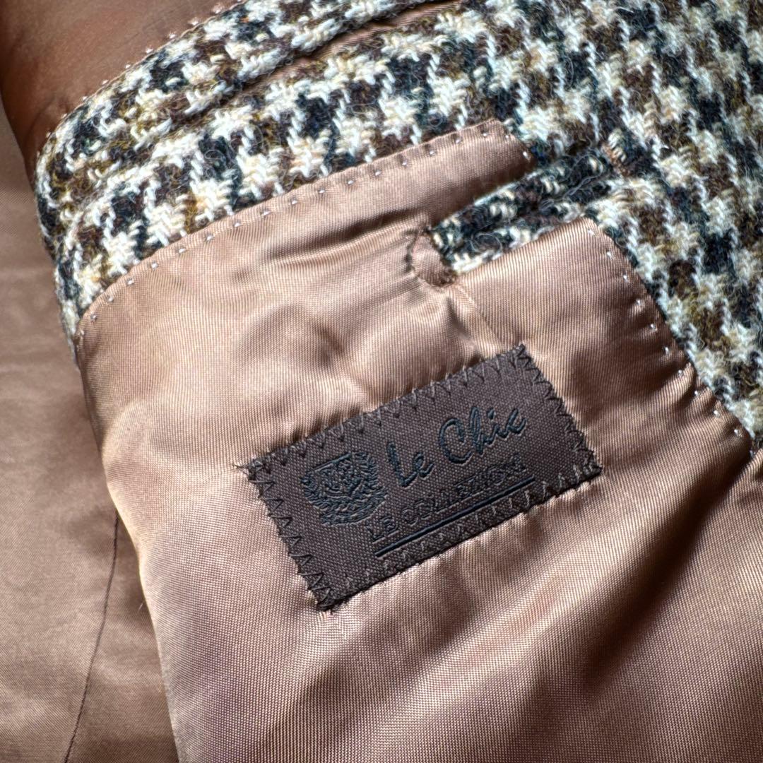 89 未使用　ル・シック　ハリスツイード　テーラードジャケット　AB4