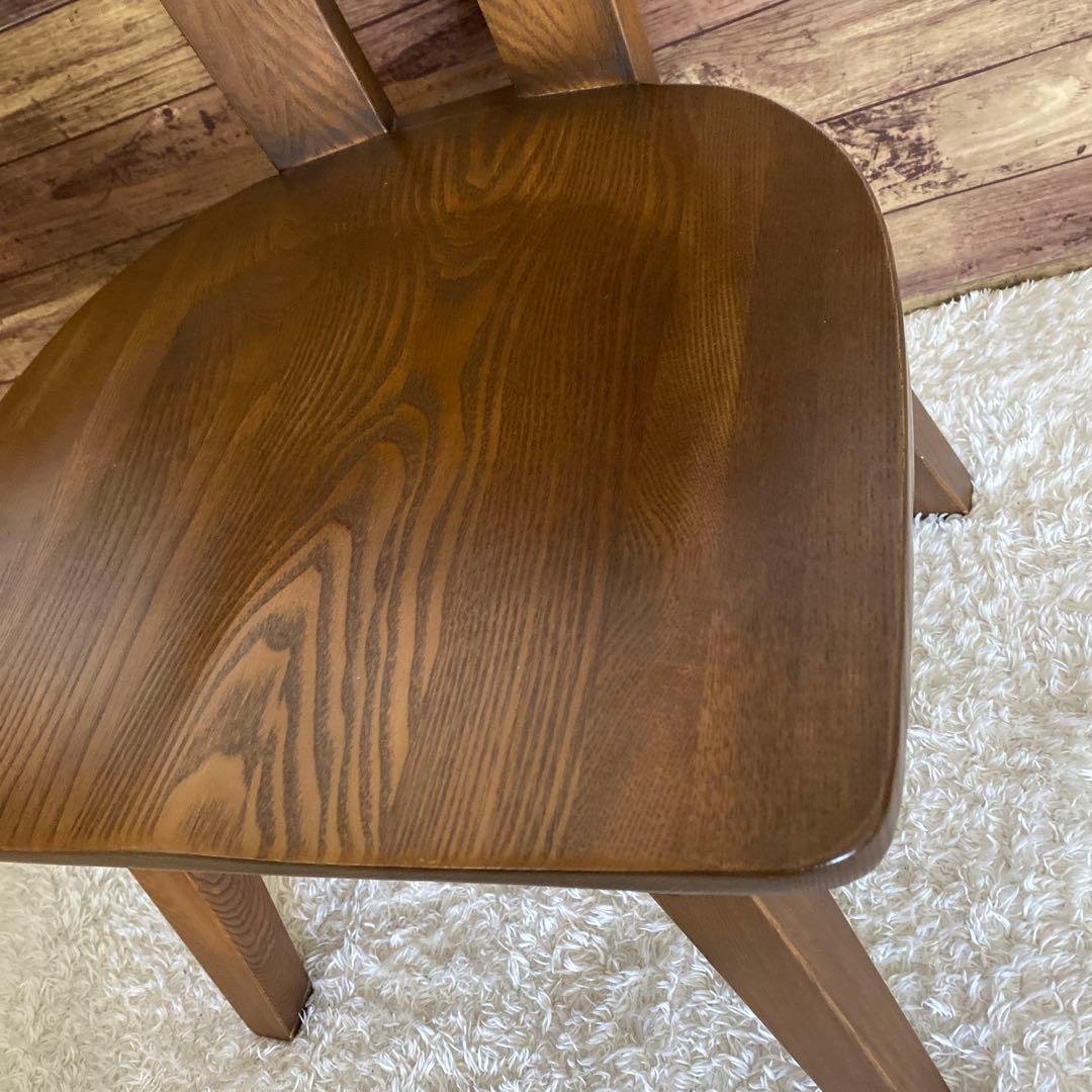 高級！飛騨家具　360°回転チェア　ダイニングチェア