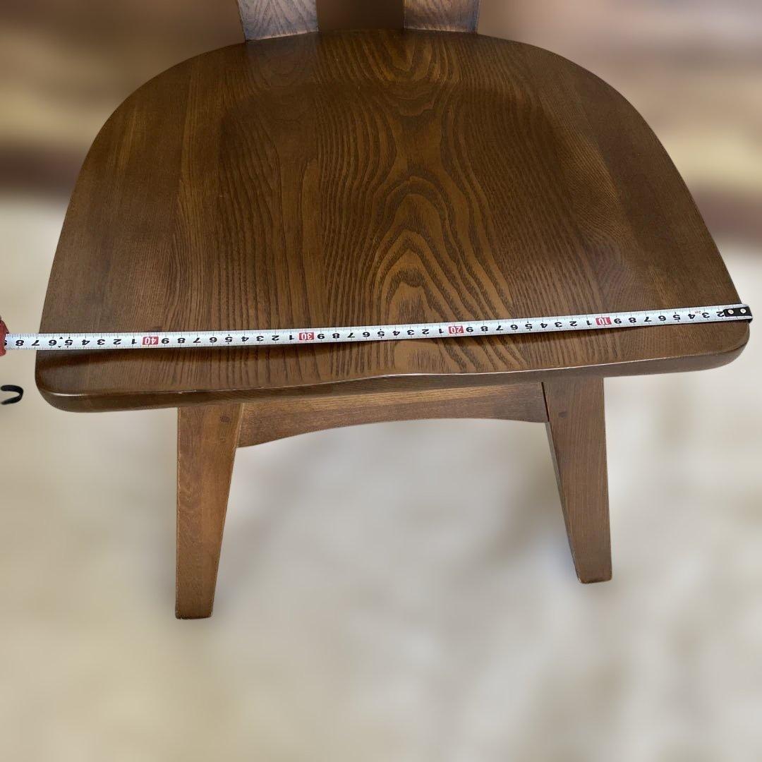 高級！飛騨家具　360°回転チェア　ダイニングチェア