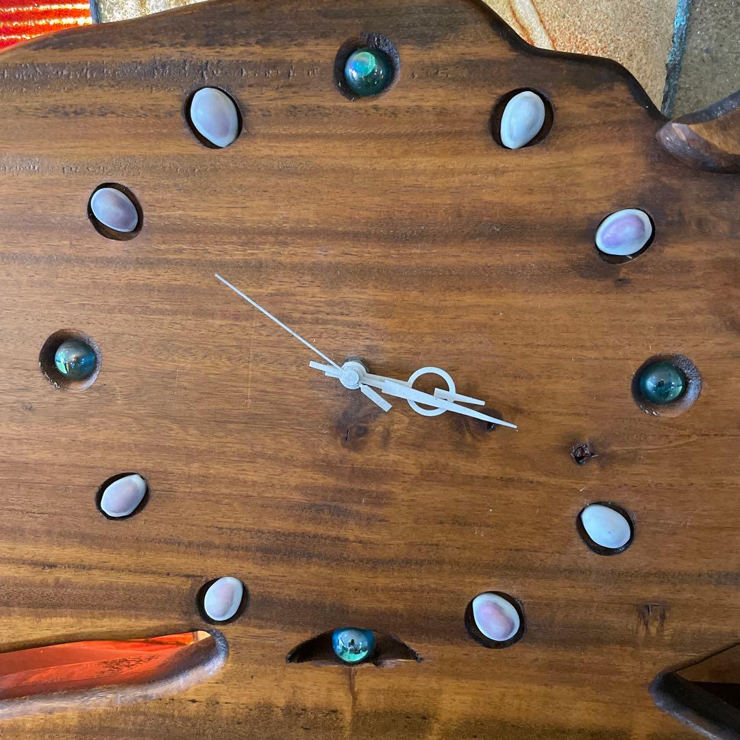 値下げ‼︎壁掛け時計　ザトウクジラ親子掛け時計