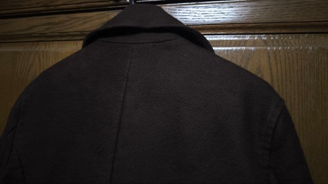 フランクリーダー　ブラウンジャーマンレザー　ダブルブレストコート　М