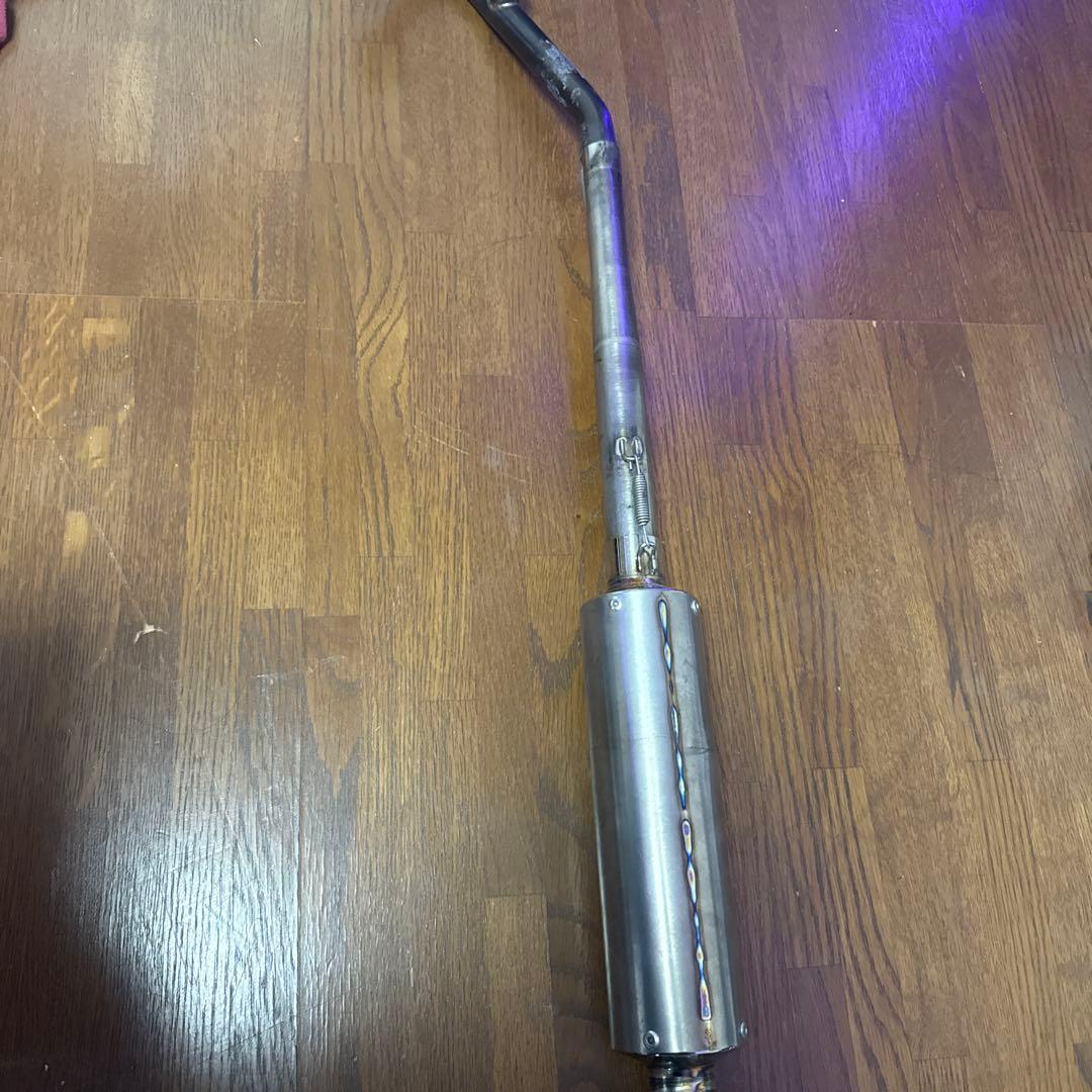 ステンレス製 曲がり型マフラー ガレージバル