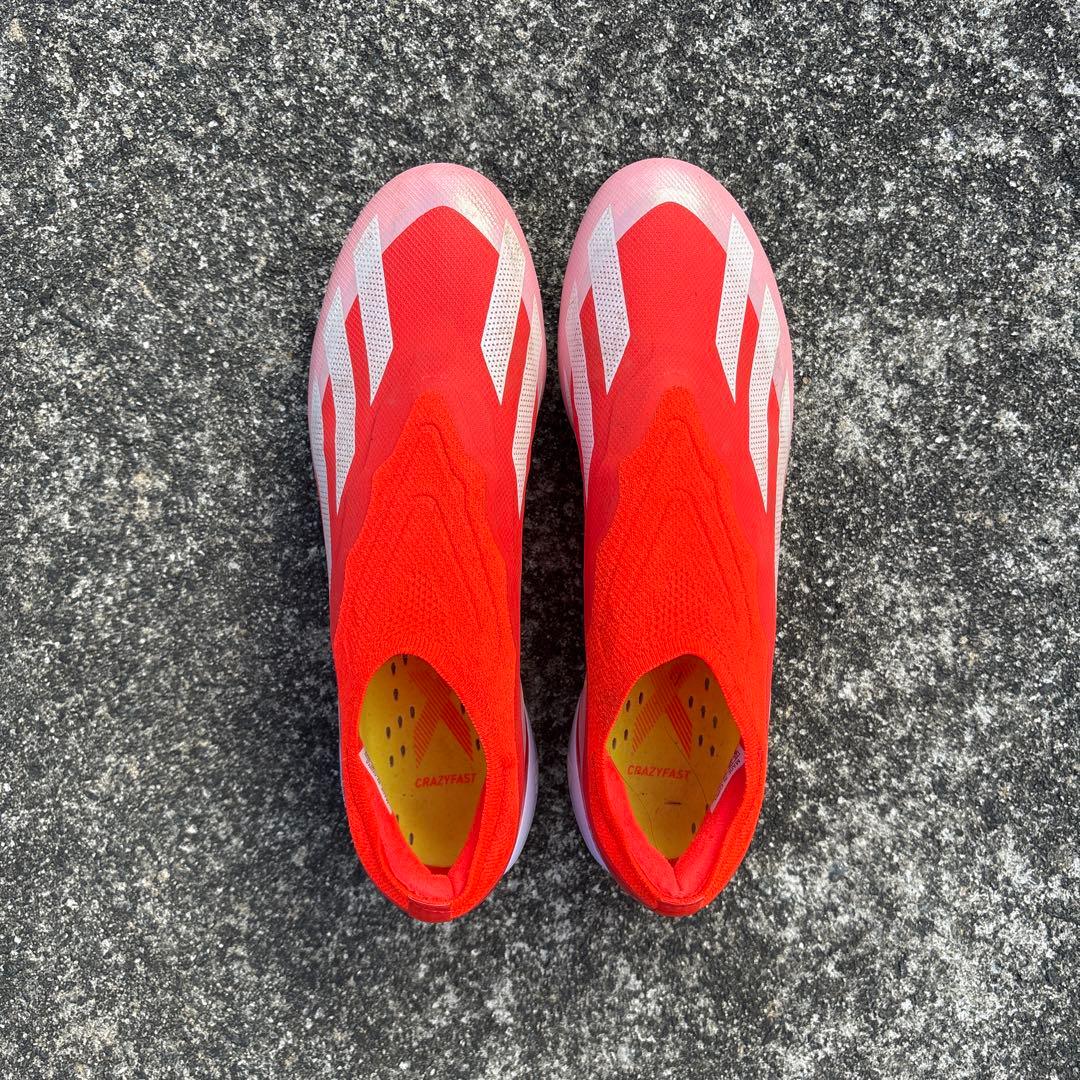 adidas X crazy fast FG紐なし27cm