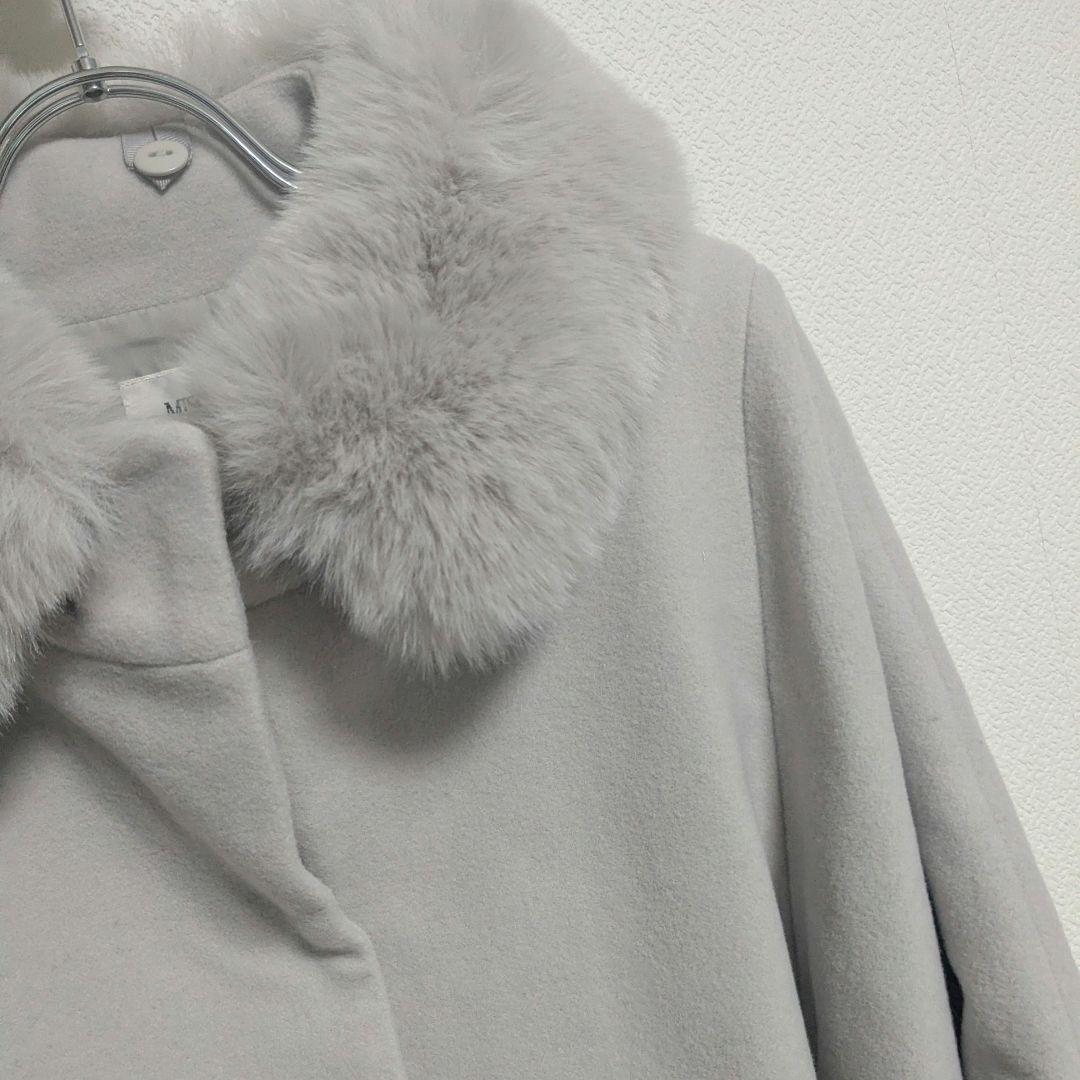 ミッシュマッシュ ポンチョコート ケープコート グレー 新品