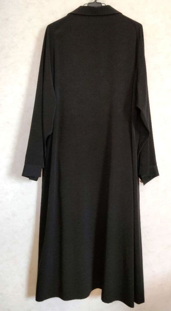 現行　Y's ヨウジヤマモト　ロングシャツワンピース　2　オープンカラー ドレス