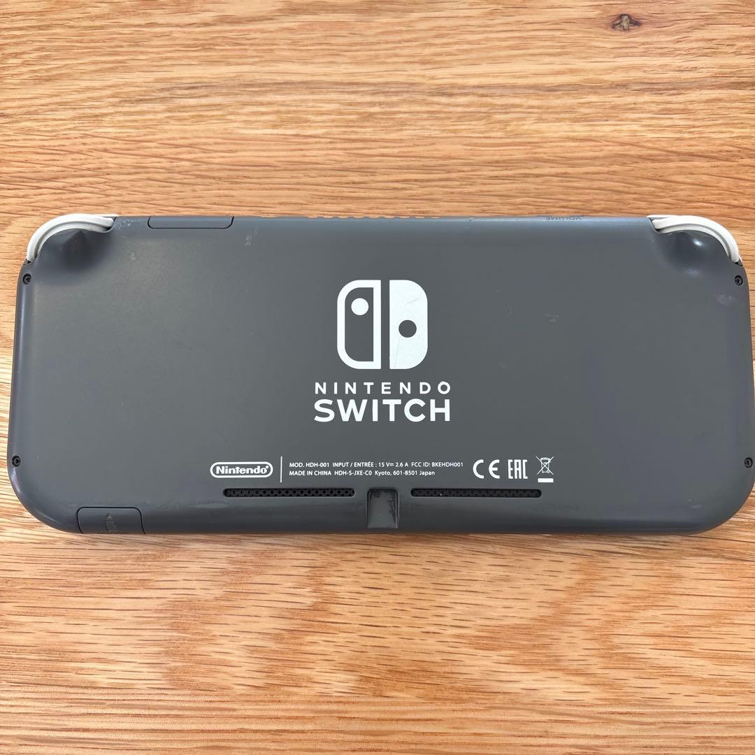 【美品・大人使用】Switch Lite グレー 本体【スティック公式整備済】