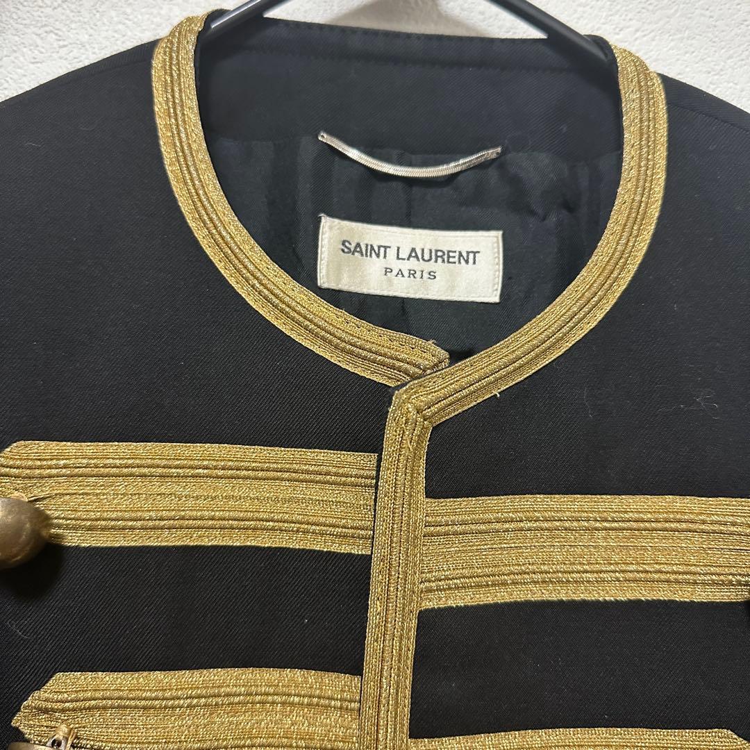 サンローラン 15SS エディ期 オフィサー ナポレオンジャケット46