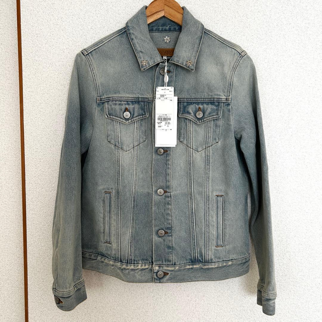 未使用品✨ MM6メゾンマルジェラ デニムジャケット ブルー ダメージ加工