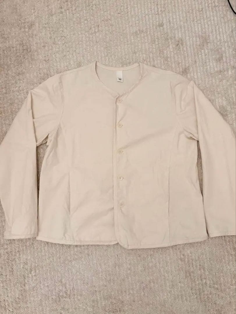 Yoli コットンシンプルジャケット　オフホワイト