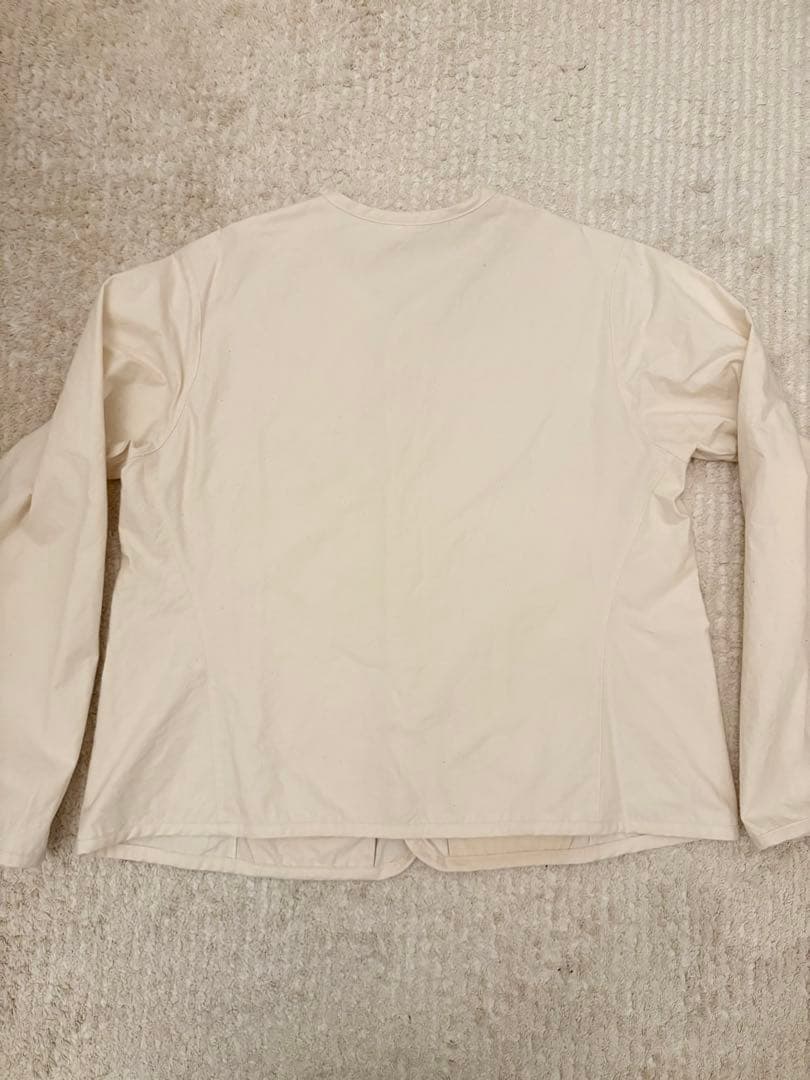 Yoli コットンシンプルジャケット　オフホワイト