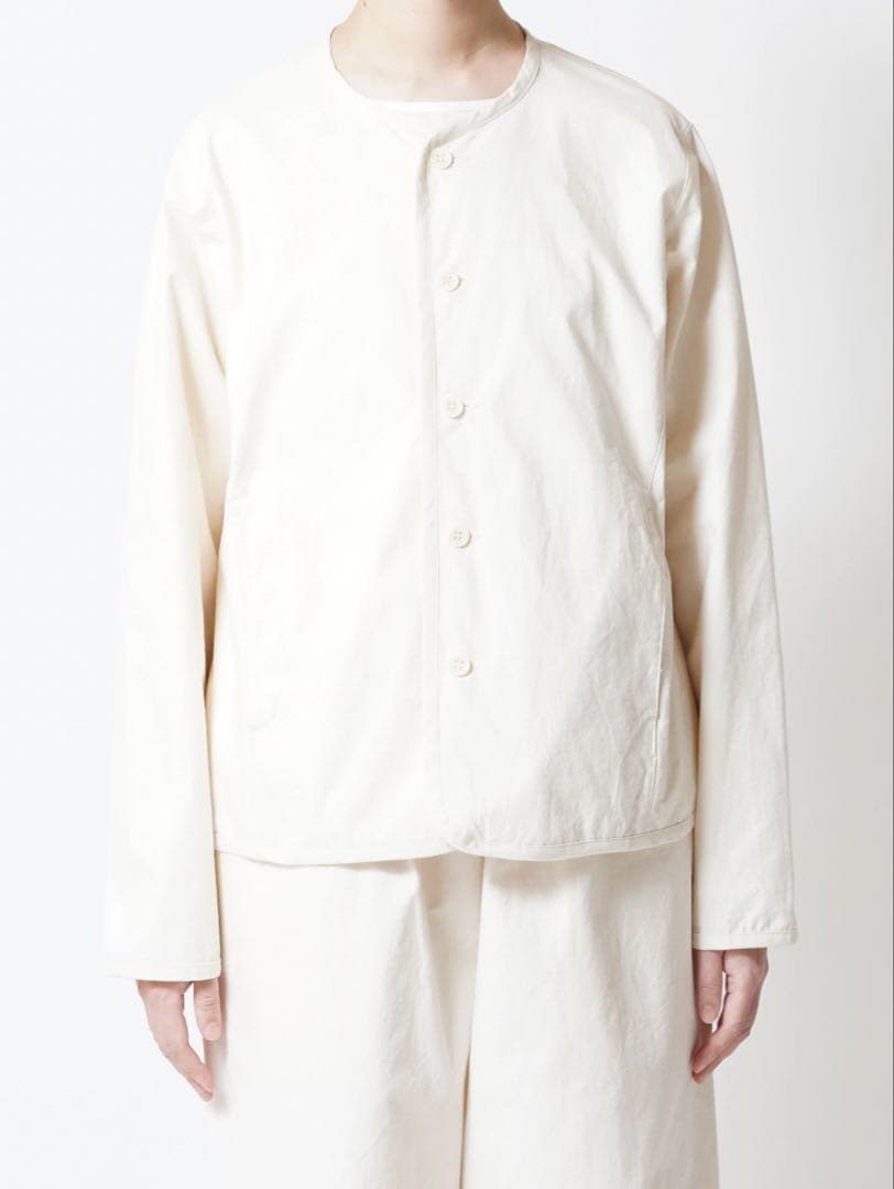 Yoli コットンシンプルジャケット　オフホワイト