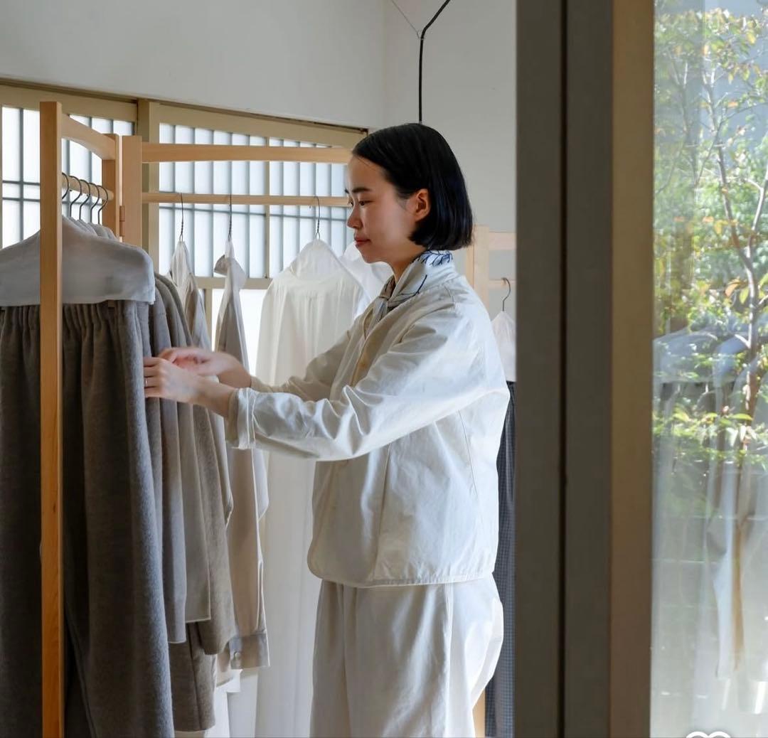 Yoli コットンシンプルジャケット　オフホワイト