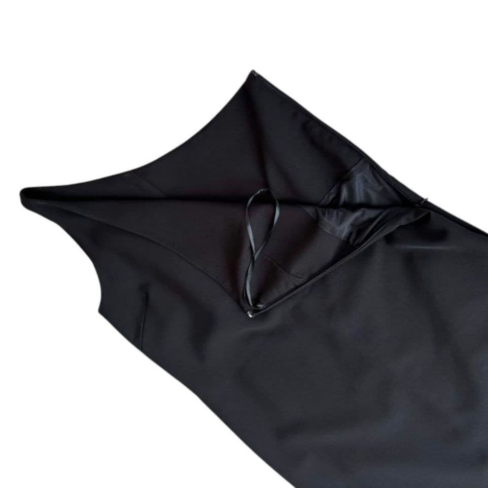 美品✨️アメリ　 LUSTER TIERED LAYERED DRESS 　黒