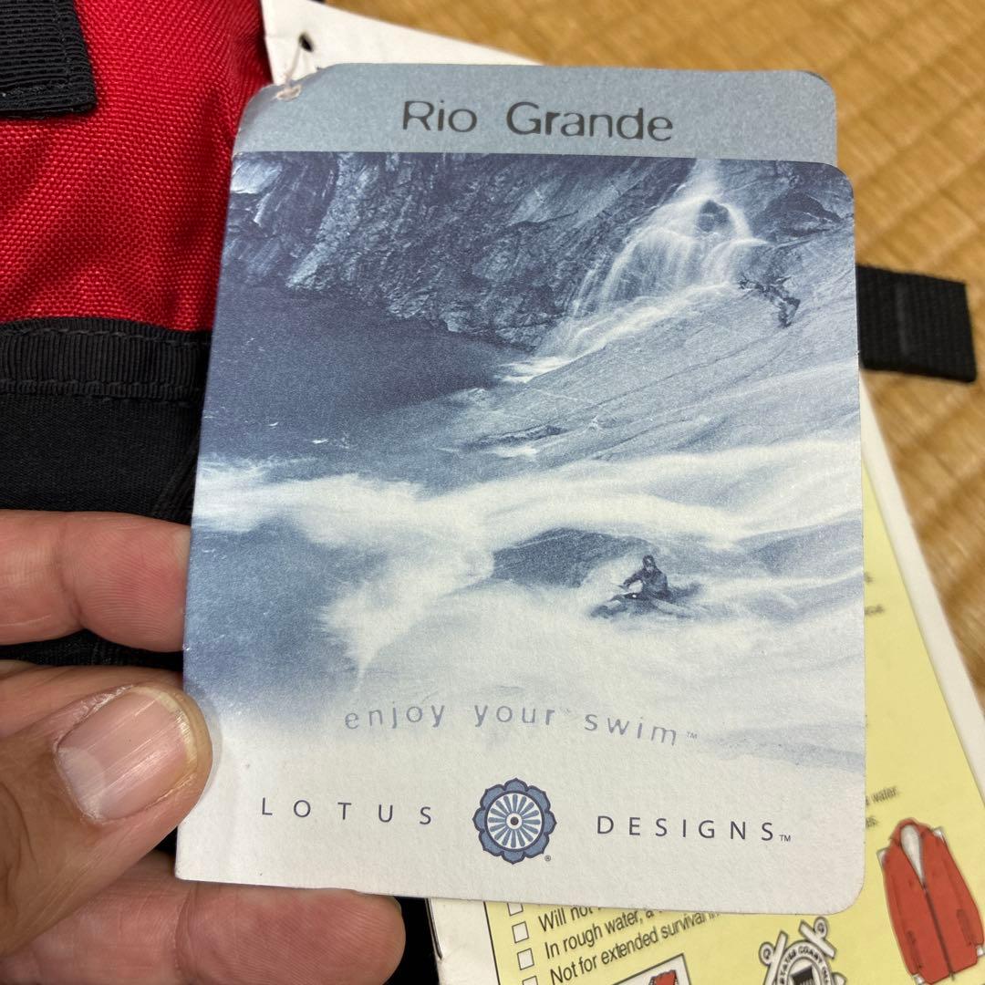 ロータスデザイン　パタゴニア　カヌーベスト　タグ付き未使用品　S/M