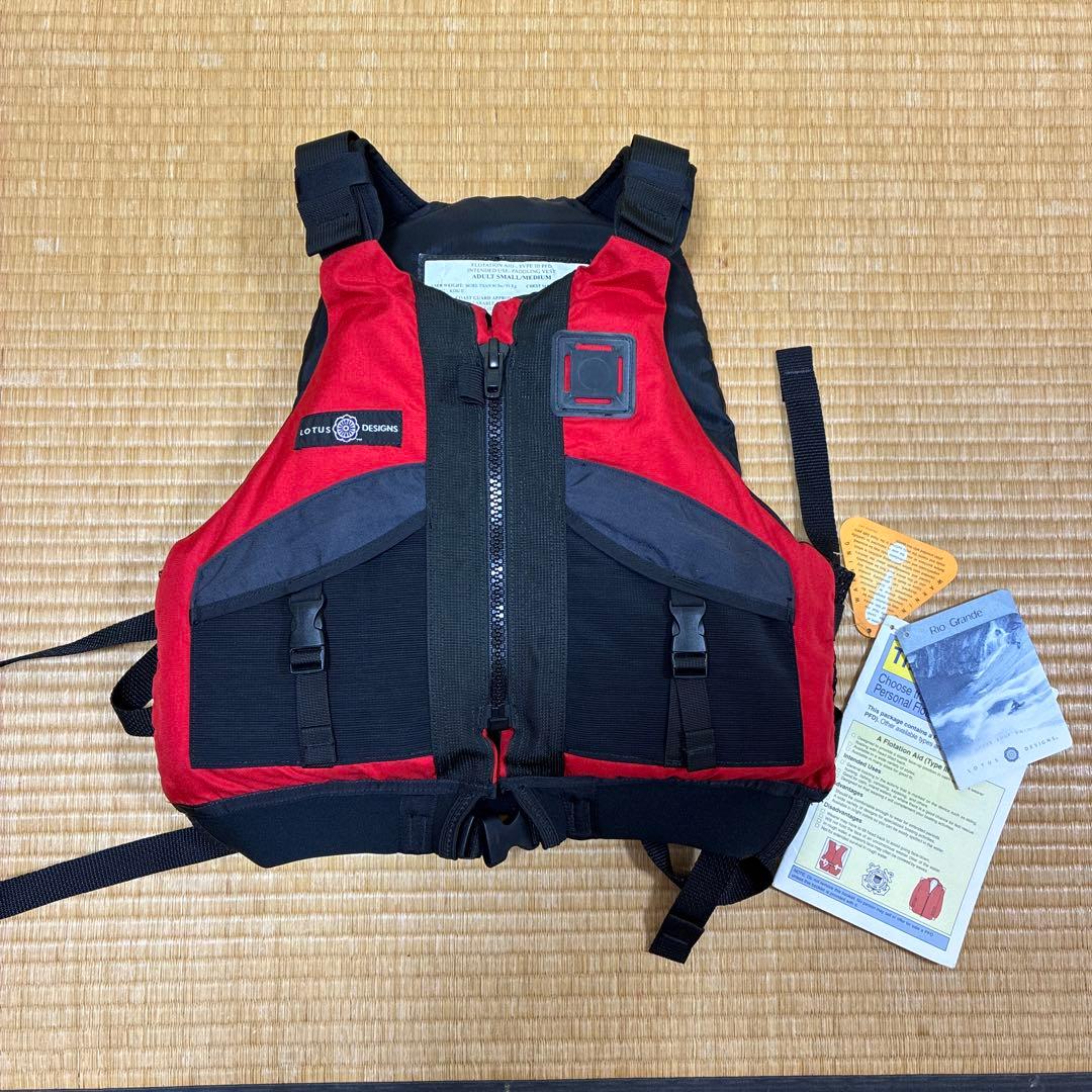 ロータスデザイン　パタゴニア　カヌーベスト　タグ付き未使用品　S/M