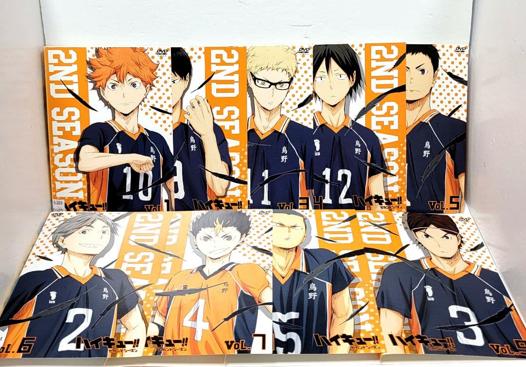 ハイキュー‼︎ セカンドシーズン DVD 全9巻セット レンタル アニメ