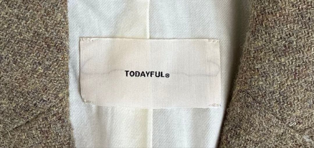 TODAYFUL カットオフウールジャケット　38