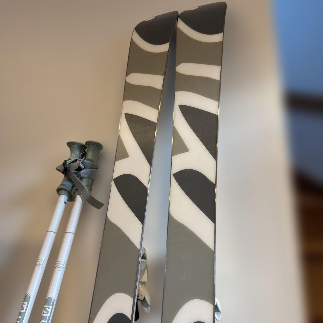 美品　スキー　板　ストックセット 147 COSMICSURF