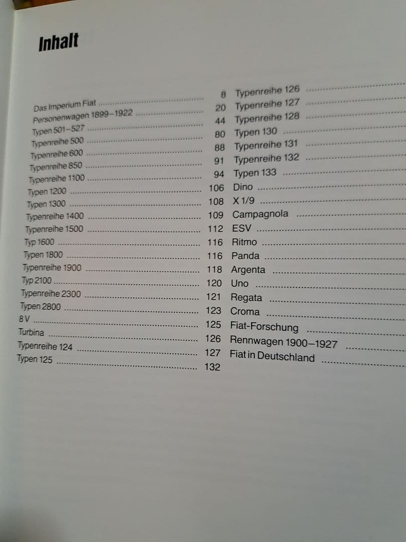 希少 洋書 Alle FIAT Automobile 1899-1986