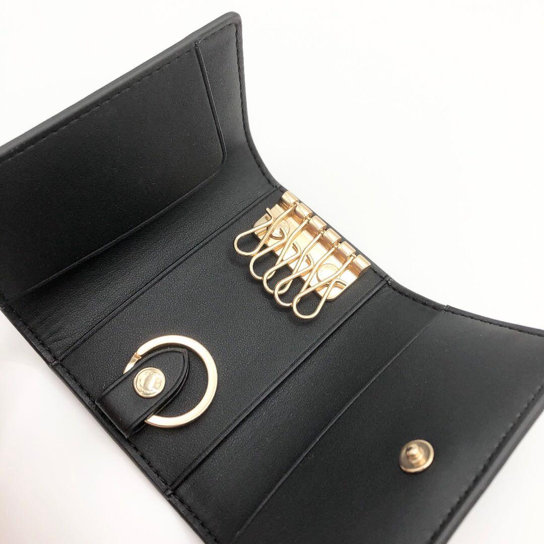 【COACH☆新品】☆男女兼用☆ブラウン☆ファイブ リング キー ケース☆