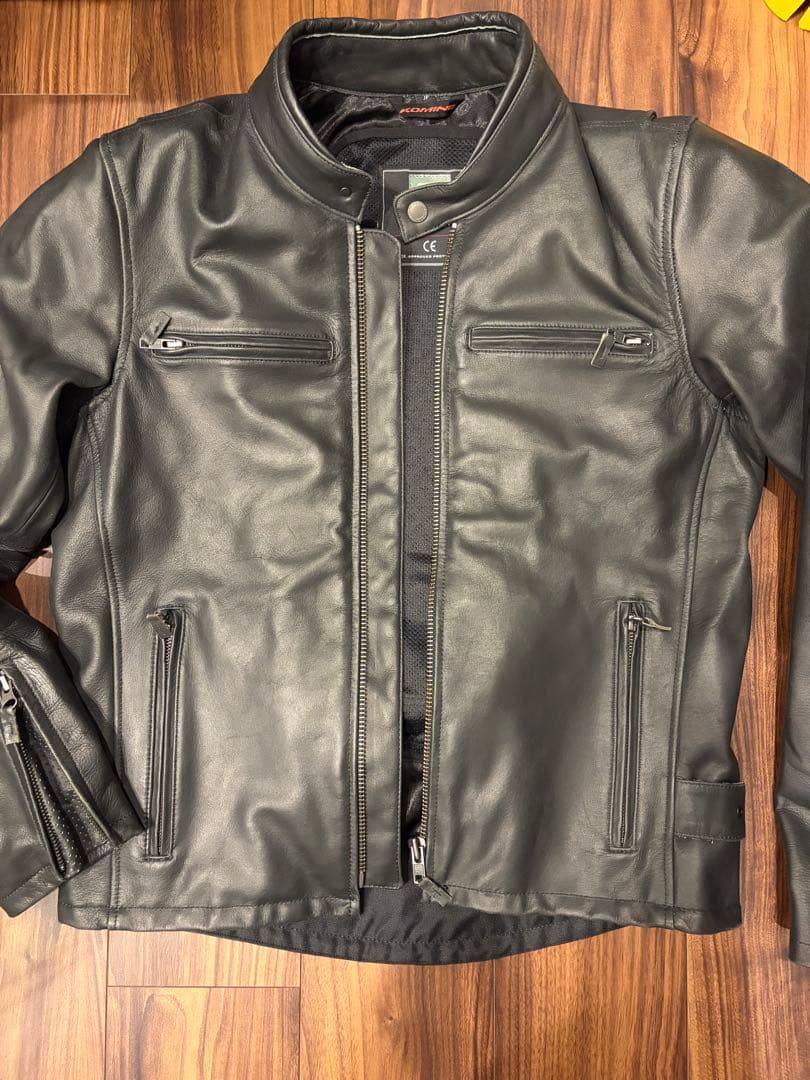 KOMINE バイク用ジャケット 牛革 L 02-534