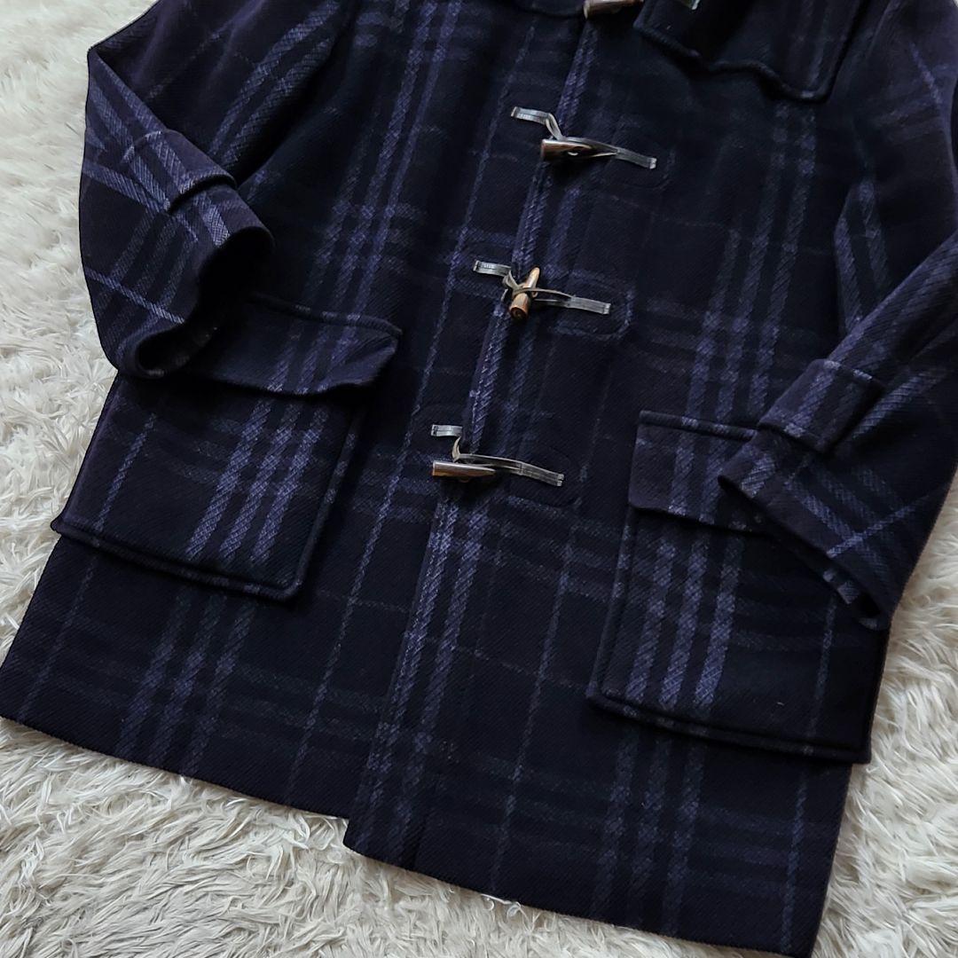 入手困難✨バーバリー ダッフルコート 両面総柄 ノバチェック 英国製