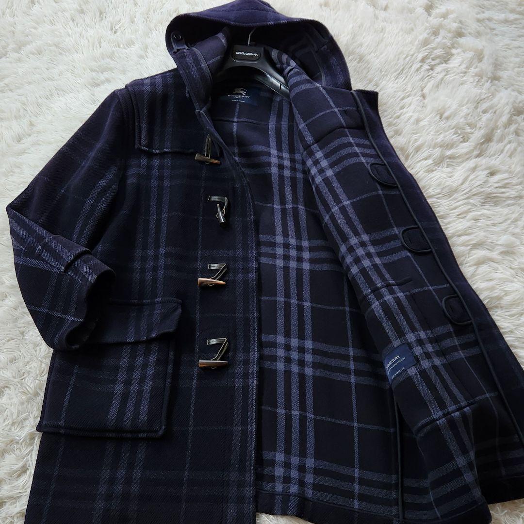 入手困難✨バーバリー ダッフルコート 両面総柄 ノバチェック 英国製