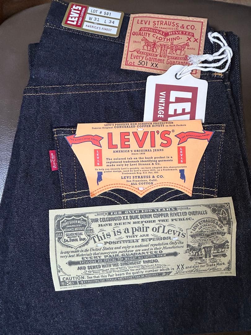 のぶ リーバイス LVC507XX 501XX1955モデル セットアップ