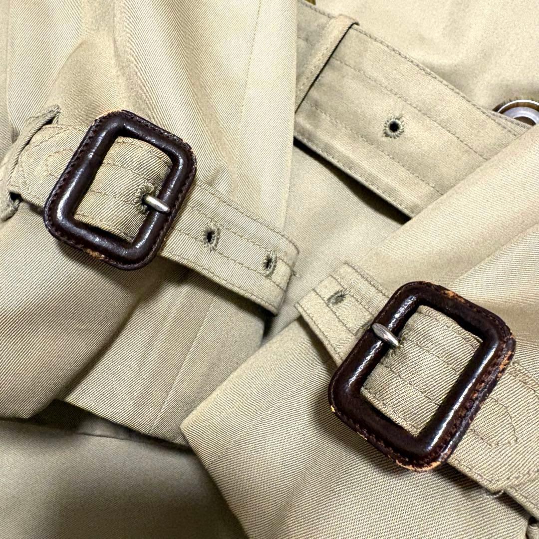 Aquascutum アクアスキュータム トレンチコート イングランド　アクア5