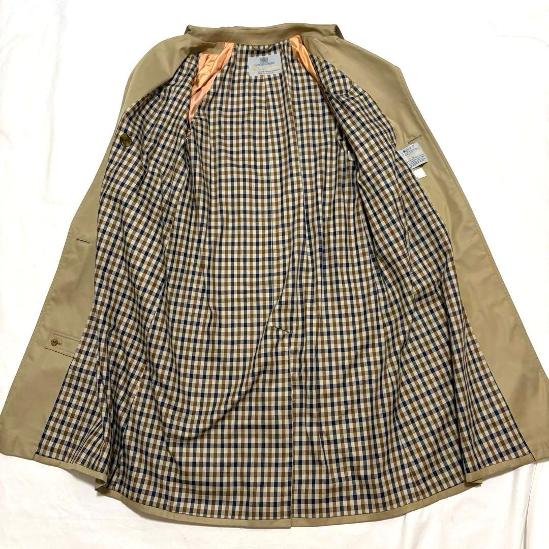 Aquascutum アクアスキュータム トレンチコート イングランド　アクア5