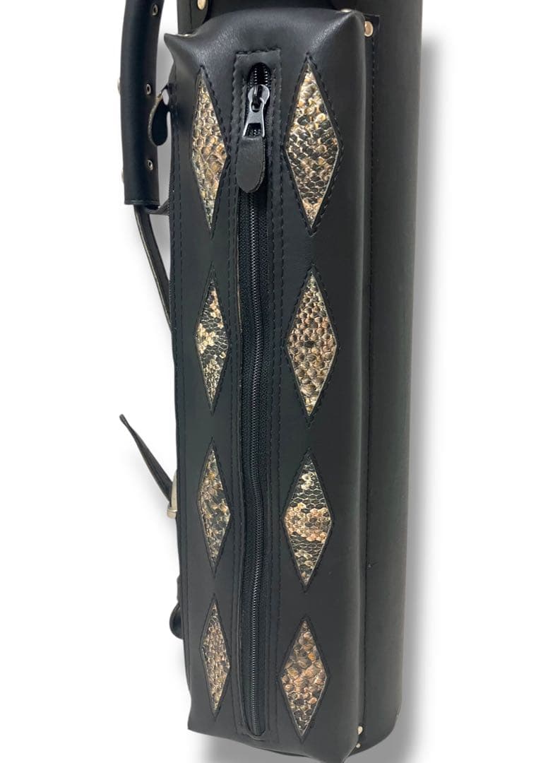 本革 蛇革 送料無料Instroke Cue Caseビリヤード キューケース