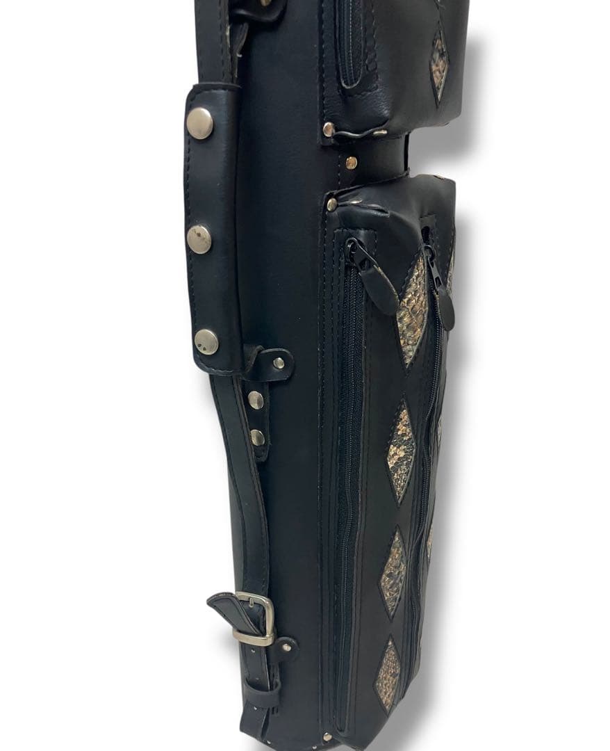 本革 蛇革 送料無料Instroke Cue Caseビリヤード キューケース