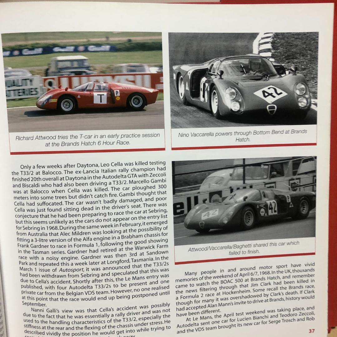 洋書 ALFAROMEO TIPO33