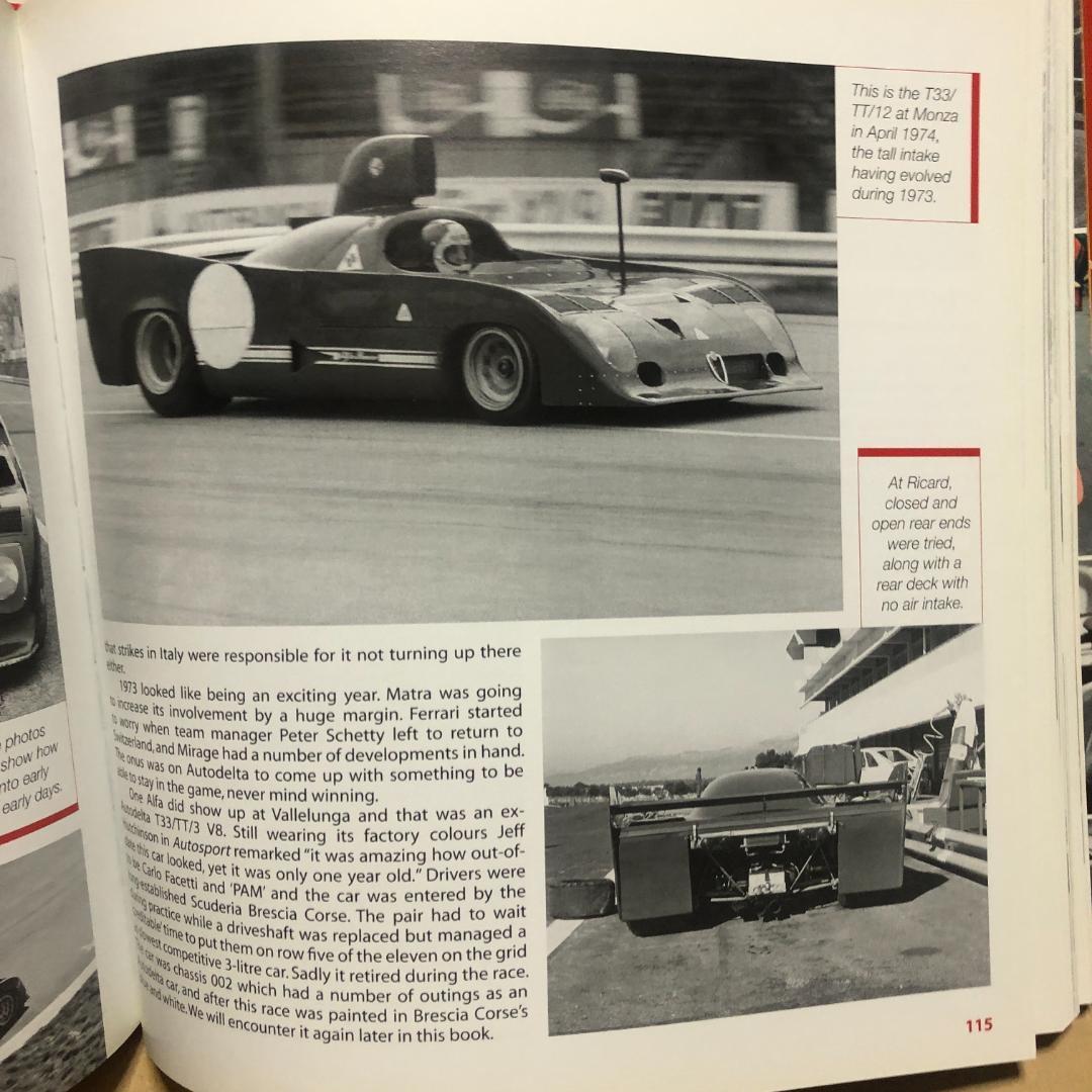 洋書 ALFAROMEO TIPO33