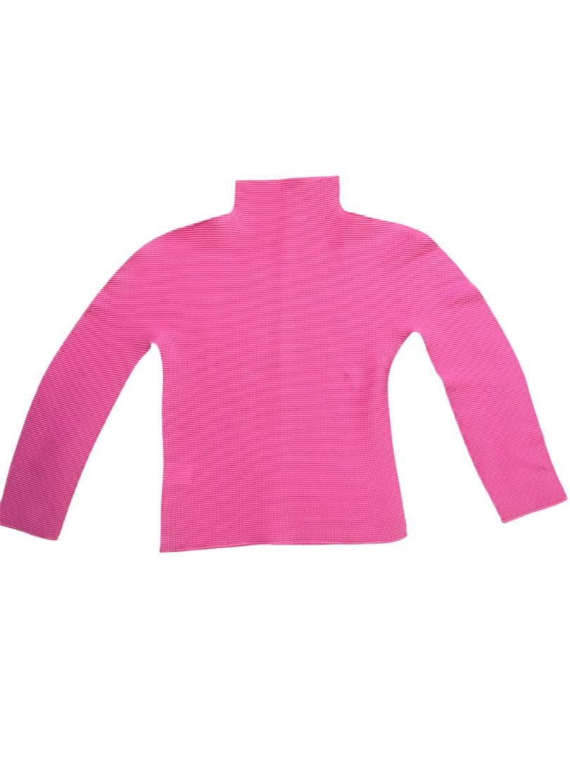 irisme タートルネック ピンク　イッセイミヤケ