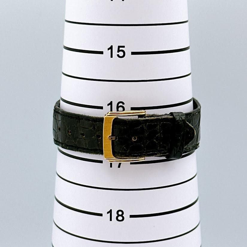 セイコー ヴィンテージ クォーツ メンズ腕時計 スクエア ゴールド ブラック