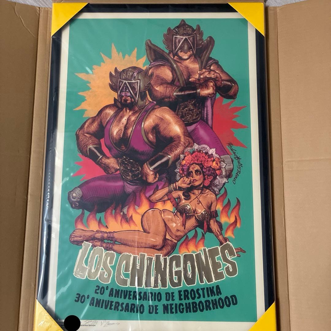 エロスティカ ネイバーフッド ポスター 新品未開封 ジェリービーン 額装済