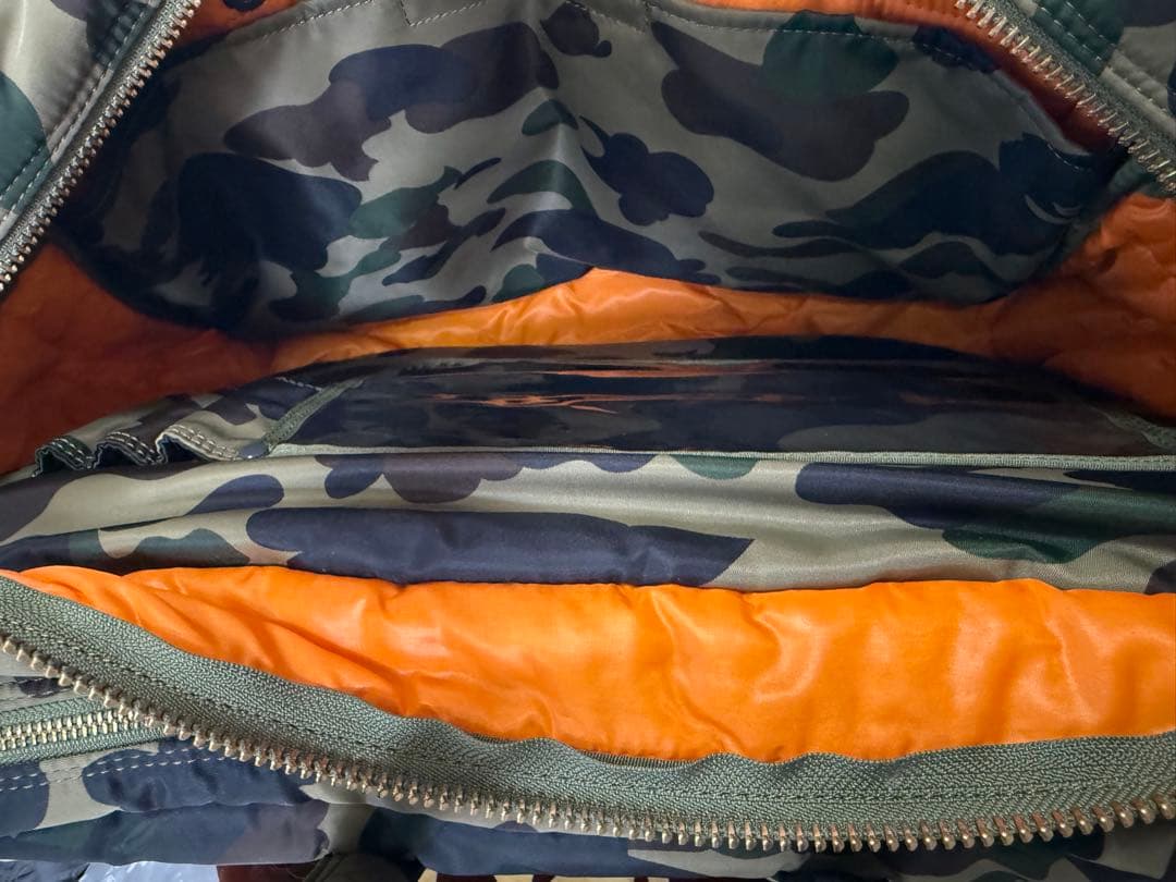 超 激レア 2WAY オーバーナイター バッグ大容量 PORTERコラボ 迷彩柄