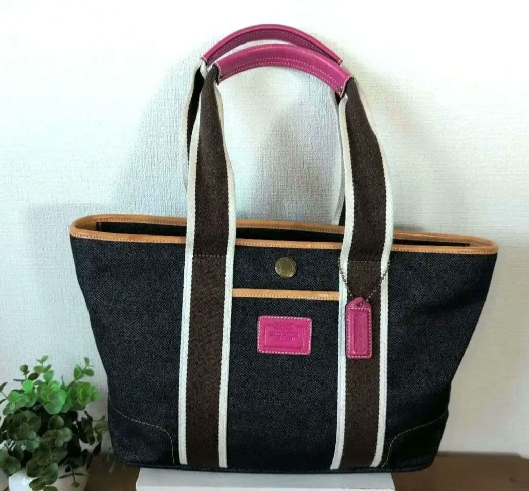 COACH☆デニムトートバッグ