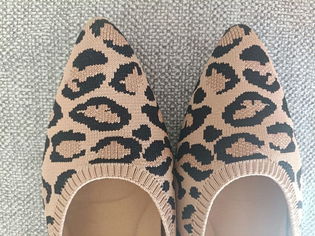 ☆美品☆VIVAIA ビバイアヒョウ柄 フラットシューズ 36.5