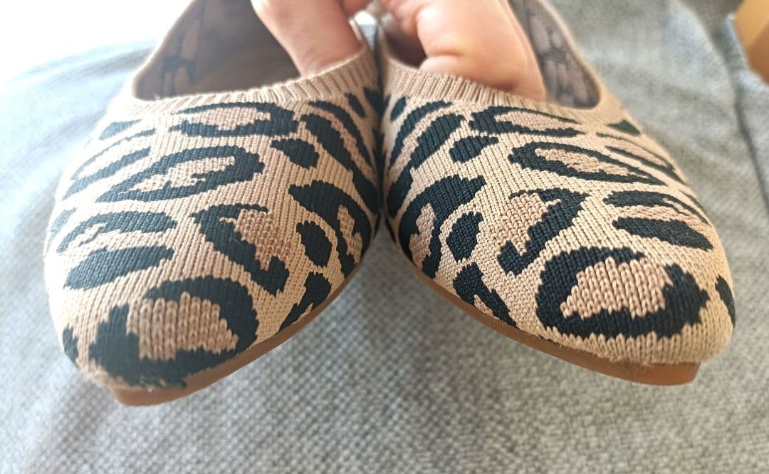 ☆美品☆VIVAIA ビバイアヒョウ柄 フラットシューズ 36.5