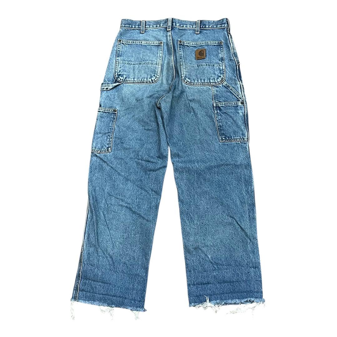 90s Carhartt ダブルニーペインターパンツ デニム　カーハート32
