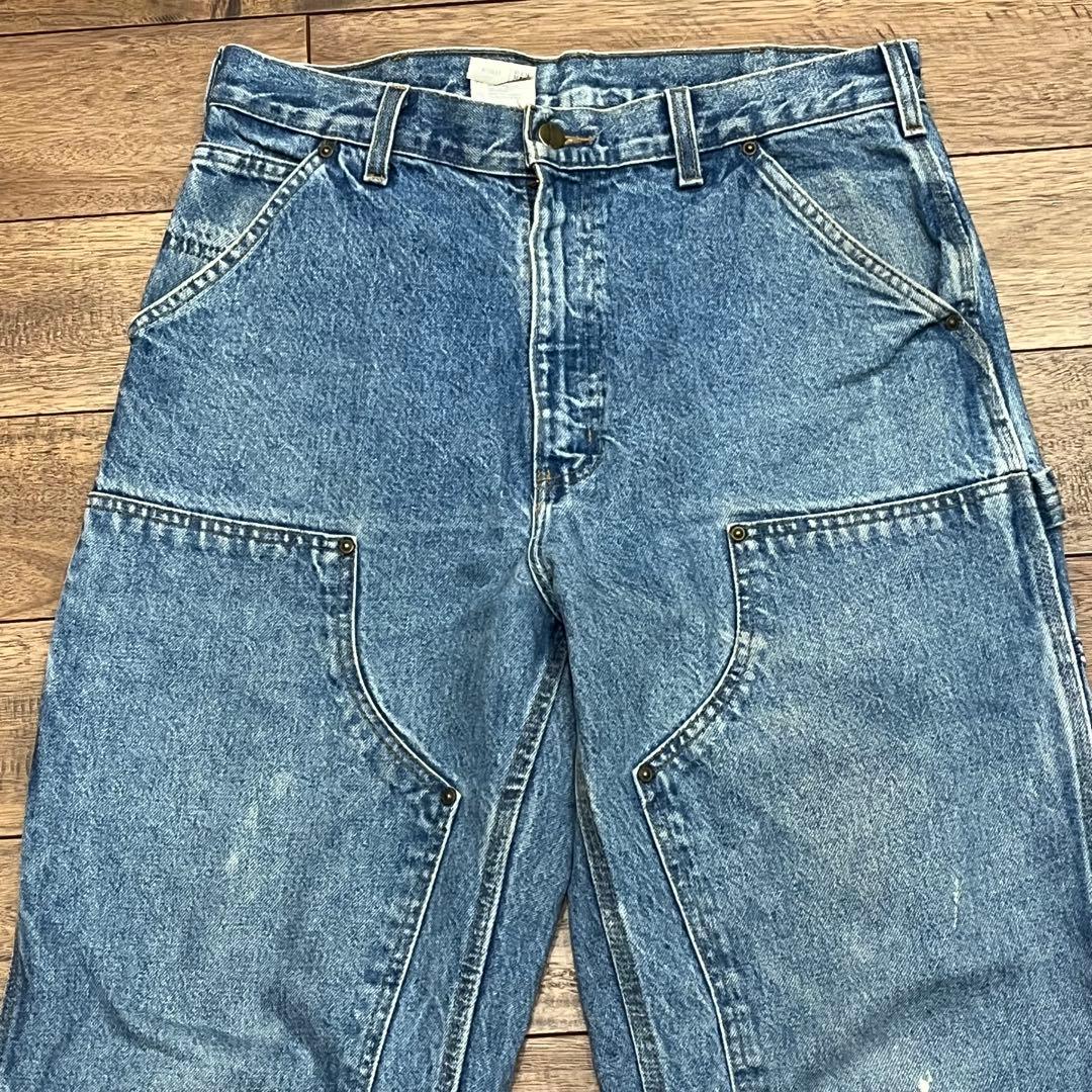90s Carhartt ダブルニーペインターパンツ デニム　カーハート32