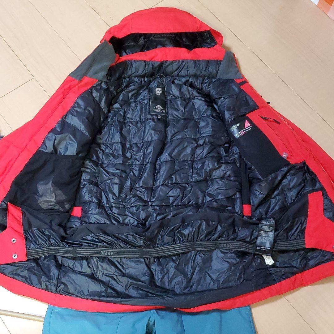 Orage メンズ Insulated スキーウエア上下 国内Mサイズ相当