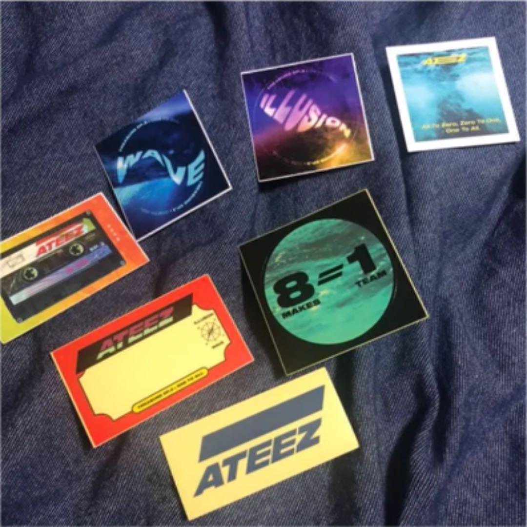 ateez 公式 非売品 ステッカーセット